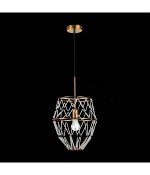 SL1016.213.01 Светильник подвесной ST-Luce Золотистый/Золотистый, Прозрачный E27 1*60W NARRIO-foto4