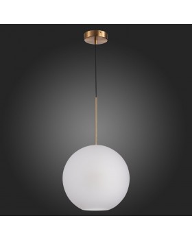 SL1133.523.01 Светильник подвесной ST-Luce Латунь/Белый E27 1*40W BOPONE-foto8