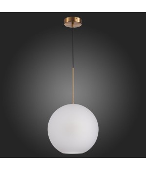 SL1133.523.01 Светильник подвесной ST-Luce Латунь/Белый E27 1*40W BOPONE-foto8