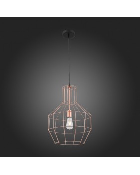 SL192.303.01 Подвес ST-Luce Черный/Латунь E27 1*60W RETE-foto7