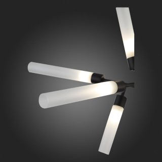 SL1620.402.12 Люстра потолочная ST-Luce Черный/Белый G9 12*5W SPLIO-foto3