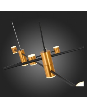 SL1596.423.22 Светильник подвесной ST-Luce Золотистый, Черный/Белый LED 22*3W 3000K ANICHITA-foto3