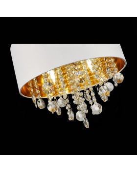 SL1350.503.04 Светильник подвесной ST-Luce Хром/Белый, Золотистый, Прозрачный E14 4*40W LACCHIA-foto7