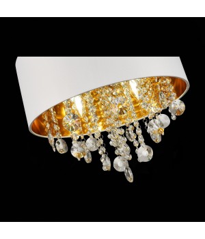 SL1350.503.04 Светильник подвесной ST-Luce Хром/Белый, Золотистый, Прозрачный E14 4*40W LACCHIA-foto7