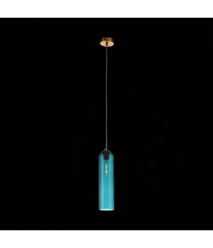 SL1145.383.01 Светильник подвесной ST-Luce Латунь/Голубой E27 1*60W CALLANA-foto4