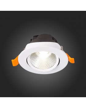 ST211.548.06.24 Св-к встр. Белый LED 1*6W 4000K 480Lm Ra80 24° IP20 D86xH50 220-240V MIRO-foto5