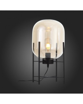 SL1050.505.01 Прикроватная лампа ST-Luce Черный/Коньячный E27 1*40W (из 2-х коробок) BURASCA-foto7