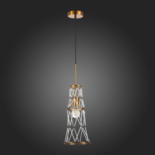 SL1016.203.01 Светильник подвесной ST-Luce Золотистый/Золотистый, Прозрачный E27 1*60W NARRIO-foto8