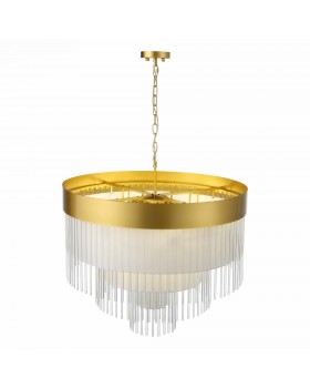 SL1352.203.12 Люстра подвесная ST-Luce Золотистый/Белый, Прозрачный E14 12*40W Aversa-foto5