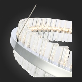 SL383.113.01 Светильник подвесной ST-Luce Хром/Прозрачный LED 1*44W 3000K CHERIO-foto6