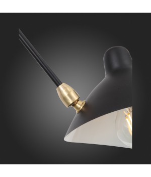 SL305.402.06 Люстра потолочная ST-Luce Черный/Черный, Белый E27 6*60W SPRUZZO-foto8