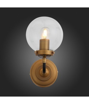 SL234.401.01 Бра ST-Luce Черный, Золото/Прозрачный E27 1*40W VARIETA-foto7