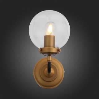 SL234.401.01 Бра ST-Luce Черный, Золото/Прозрачный E27 1*40W VARIETA-foto7