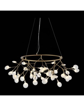 SL411.253.45 Люстра подвесная ST-Luce Золотистый/Белый G4 45*1,5W RICCARDO-foto7