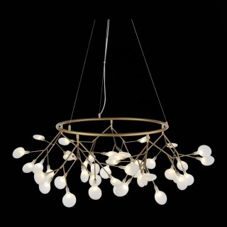 SL411.253.45 Люстра подвесная ST-Luce Золотистый/Белый G4 45*1,5W RICCARDO-foto7