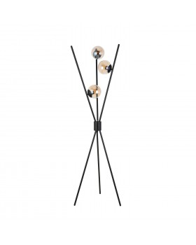 SL549.505.03 Торшер ST-Luce Черный/Коньячный E27 3*40W STAMPO-foto2