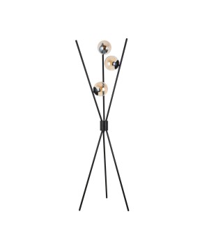 SL549.505.03 Торшер ST-Luce Черный/Коньячный E27 3*40W STAMPO-foto2