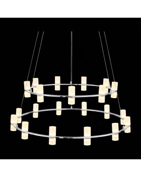 SL799.103.21 Люстра подвесная ST-Luce Хром/Белый LED 21*4W 3200K CILINDRO-foto7
