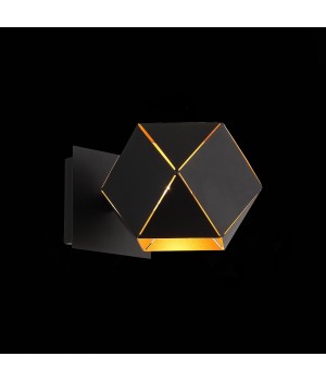 SL258.401.01 Бра ST-Luce Черный/Черный, Золото E14 1*40W ENIGMA-foto4