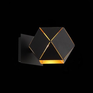 SL258.401.01 Бра ST-Luce Черный/Черный, Золото E14 1*40W ENIGMA-foto4