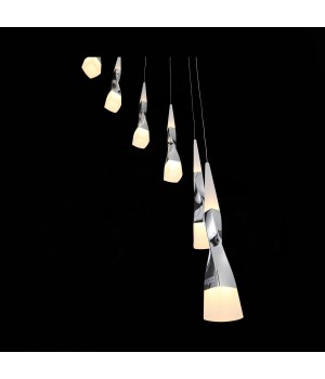 SL405.103.10 Светильник подвесной ST-Luce Хром/Белый, Хром LED 10*7W 3000K BOCHIE-foto8