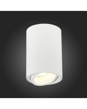 ST108.507.01 Светильник потолочный Мат. белый GU10 1*50W D70xH100 220V Без ламп TORUS-foto5