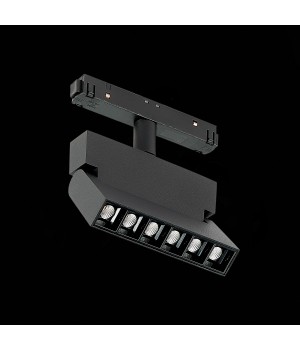 ST362.446.06 Магнитный трековый светильник Черный LED 1*6W 4000K 532Lm Ra>80 36° IP20 L120xW22xH134 48V ANDRE-foto6