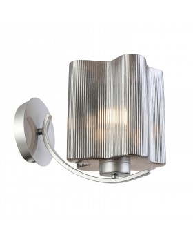 SL117.701.01 Бра ST-Luce Серебристый/Дымчатый E27 1*60W ONDE-foto11