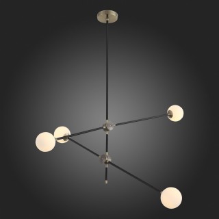 SL429.403.04 Светильник подвесной ST-Luce Черный, Золото/Белый G9 4*5W BASTONCINO-foto5