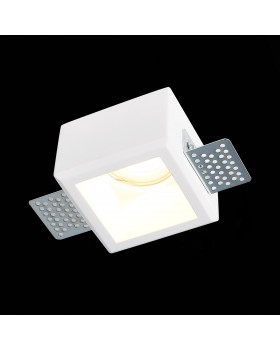 ST252.518.01 Св-к встр. из гипса белый GU10 1*50W IP20 L80xW80xH52 180-240V Без ламп ST252–254 GYPSUM-foto4