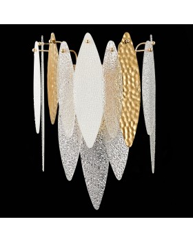 SL1224.201.02 Бра ST-Luce Золотистый/Прозрачный, Белый E14 2*60W LASTRA-foto4