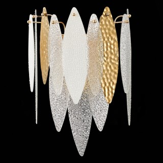 SL1224.201.02 Бра ST-Luce Золотистый/Прозрачный, Белый E14 2*60W LASTRA-foto4