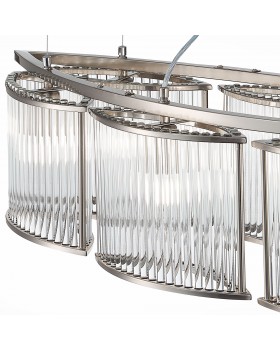 SL1627.103.06 Люстра подвесная ST-Luce Хром/Прозрачный E14 6*40W Velletri-foto4