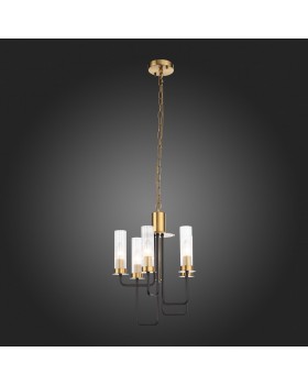 SL336.303.05 Люстра подвесная ST-Luce Коричневый, Бронза/Бежевый E14 5*60W DELAVERA-foto11