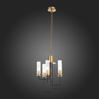 SL336.303.05 Люстра подвесная ST-Luce Коричневый, Бронза/Бежевый E14 5*60W DELAVERA-foto11