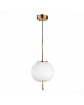 SL1621.203.01 Подвес ST-Luce Золотистый/Белый LED 1*13W 3000K LACUS-foto2