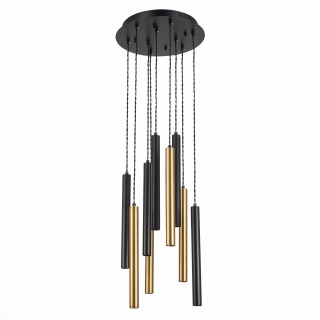 ST153.443.27 Люстра подвесная Черный LED 1*27W 4000K 2 295Lm Ra  IP20 D350xH1 500 180-240V ST153-foto2