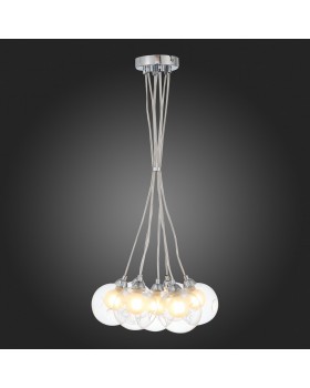 SL431.113.07 Светильник подвесной ST-Luce Хром/Прозрачный, Белый G9 7*5W DUALITA-foto8