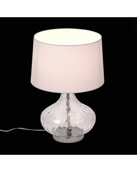 SL973.104.01 Прикроватная лампа ST-Luce Хром, Прозрачный/Белый E27 1*60W (из 2-х коробок) AMPOLLA-foto5