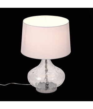 SL973.104.01 Прикроватная лампа ST-Luce Хром, Прозрачный/Белый E27 1*60W (из 2-х коробок) AMPOLLA-foto5