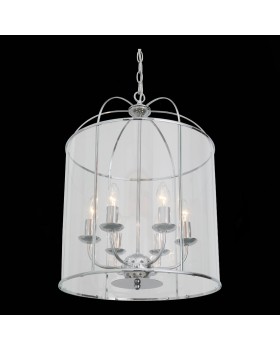 SL267.103.06 Люстра подвесная ST-Luce Хром/Прозрачный E14 6*40W ODIERNO-foto4