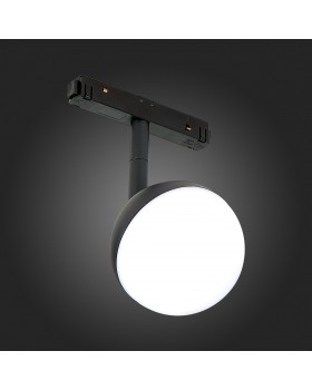 ST358.436.07 Магнитный трековый светильник Черный LED 1*7W 3000K 520Lm Ra>80 120° IP20 L120xW90xH192 48V PIBOLE-foto9
