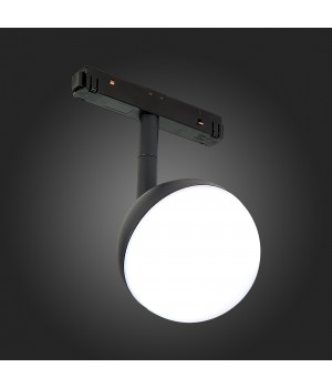 ST358.436.07 Магнитный трековый светильник Черный LED 1*7W 3000K 520Lm Ra>80 120° IP20 L120xW90xH192 48V PIBOLE-foto9