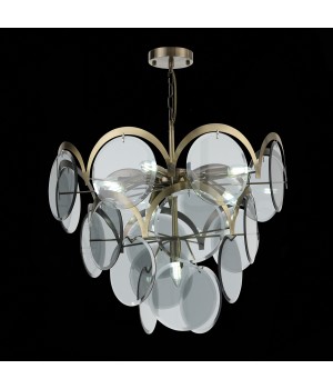 SL1161.373.09 Люстра подвесная ST-Luce Бронза/Дымчатый E14 9*60W FAZIA-foto13