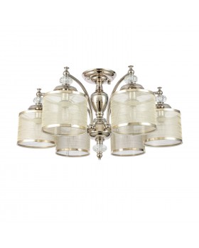 SL1750.102.06 Люстра потолочная ST-Luce Никель/Золотистый E14 6*40W CORESIA-foto2