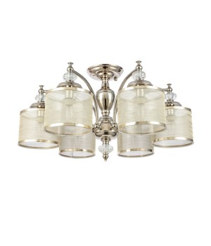 SL1750.102.06 Люстра потолочная ST-Luce Никель/Золотистый E14 6*40W CORESIA-foto2