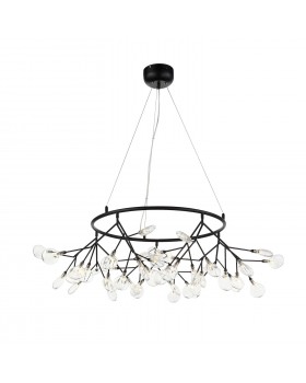 SL411.433.45 Люстра подвесная ST-Luce Черный/Прозрачный G4 45*1,5W RICCARDO-foto2