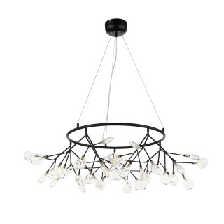 SL411.433.45 Люстра подвесная ST-Luce Черный/Прозрачный G4 45*1,5W RICCARDO-foto2