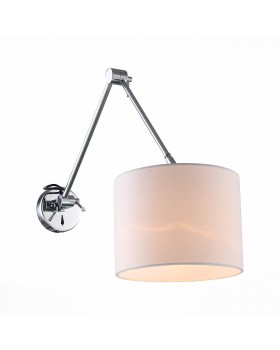 SL460.101.01 Бра ST-Luce Хром/Белый E27 1*60W (из 2-х коробок) MARCIA-foto3