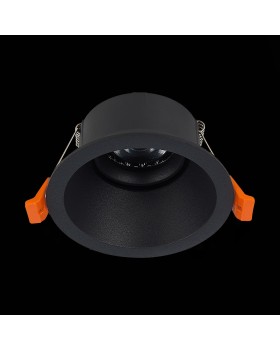 ST207.408.01 Св-к встр. Мат. черный GU10 1*50W D103xH52 220V Без ламп GROSI-foto5